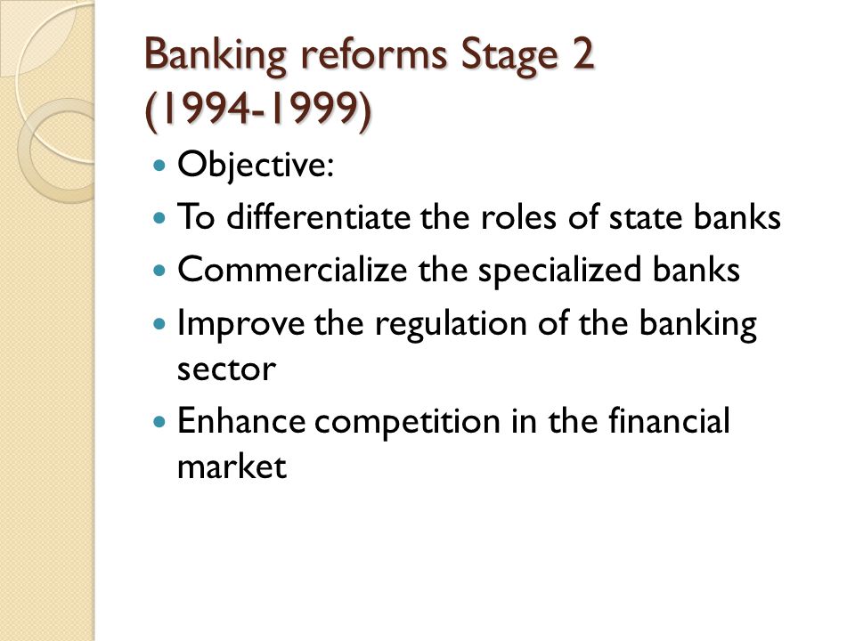 China's financial reform - Essay Example